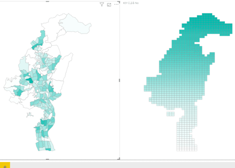 兵庫県伊丹市・川西市：PowerBI向けH27年度国政調査(町丁・字)TopoJSON