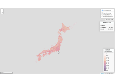 全国：PowerBI&ローカルHTML向けH31年行政区域TopoJSON