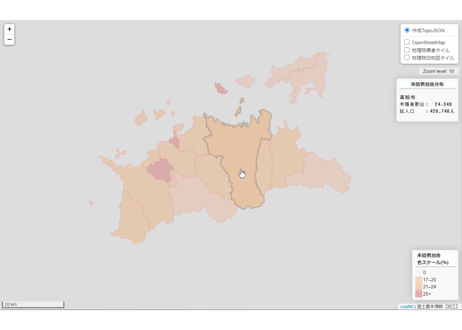 香川県：PowerBI&ローカルHTML向けH31年行政区域TopoJSON