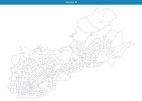 愛知県春日井市：PowerBI向けH27年度国政調査(町丁・字)TopoJSON