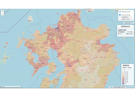 九州沖縄地方：PowerBI&ローカルHTML向けH31年行政区域TopoJSON