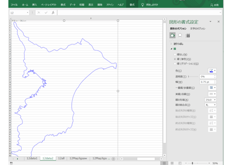 千葉県：H31年行政区域地図のオートシェープ図形