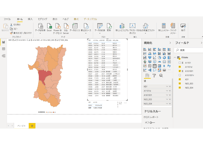 秋田県：PowerBI&ローカルHTML向けH31年行政区域TopoJSON
