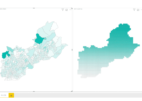 愛知県春日井市：PowerBI向けH27年度国政調査(町丁・字)TopoJSON