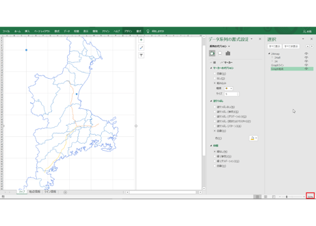 三重県：H31年行政区域地図のオートシェープ図形