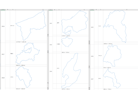 新潟県：H31年行政区域地図のオートシェープ図形