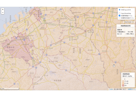 香川県：PowerBI&ローカルHTML向けH31年行政区域TopoJSON