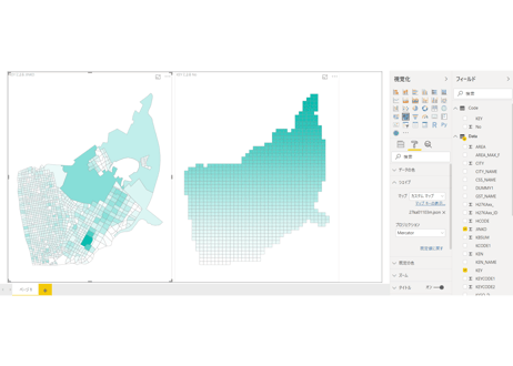 札幌市北部：PowerBI向けH27年度国政調査(町丁・字)TopoJSON