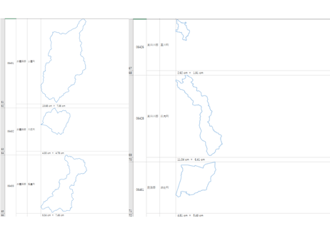 山形県：H31年行政区域地図のオートシェープ図形