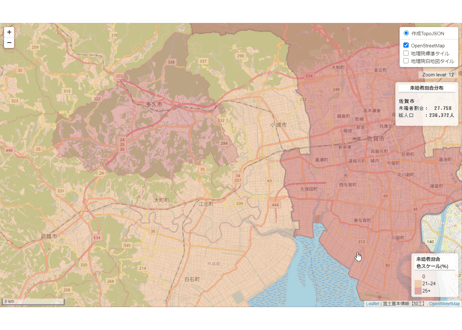 佐賀県：PowerBI&ローカルHTML向けH31年行政区域TopoJSON