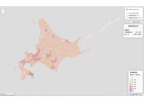 北海道：PowerBI&ローカルHTML向けH31年行政区域TopoJSON