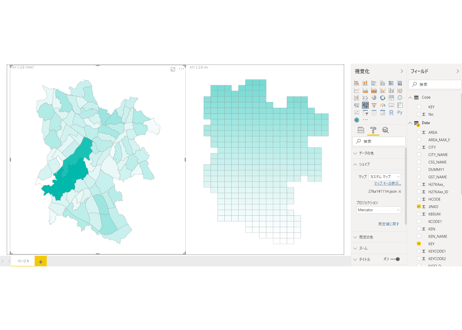 横浜市第2区：PowerBI向けH27年度国政調査(町丁・字)TopoJSON