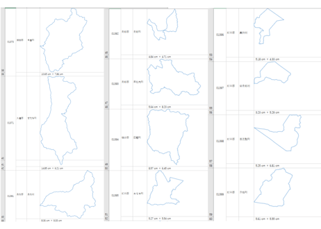 北海道XI系：H31年行政区域地図のオートシェープ図形