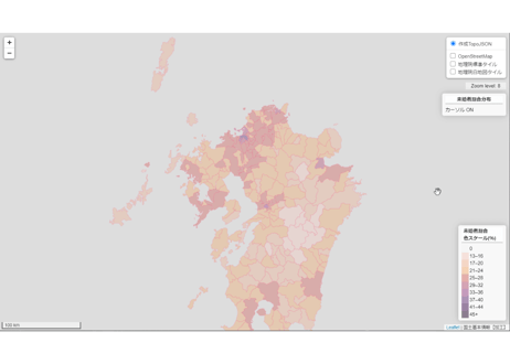 九州沖縄地方：PowerBI&ローカルHTML向けH31年行政区域TopoJSON