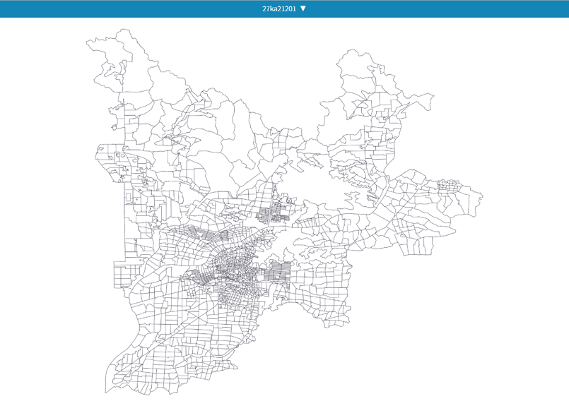 岐阜県岐阜市：PowerBI向けH27年度国政調査(町丁・字)TopoJSON