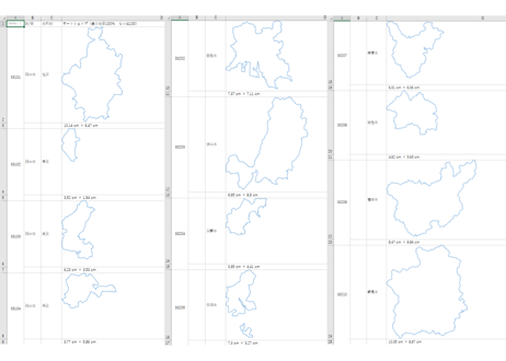 岡山県：H31年行政区域地図のオートシェープ図形