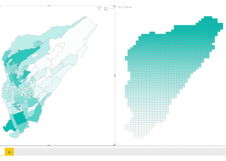 静岡県三島市・焼津市：PowerBI向けH27年度国政調査(町丁・字)TopoJSON