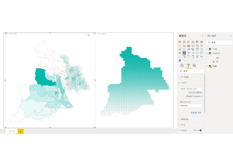 京都市洛西：PowerBI向けH27年度国政調査(町丁・字)TopoJSON