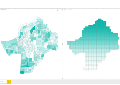 大阪府第6区：PowerBI向けH27年度国政調査(町丁・字)TopoJSON