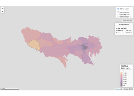 東京都：PowerBI&ローカルHTML向けH31年行政区域TopoJSON