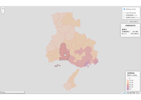 兵庫県：PowerBI&ローカルHTML向けH31年行政区域TopoJSON