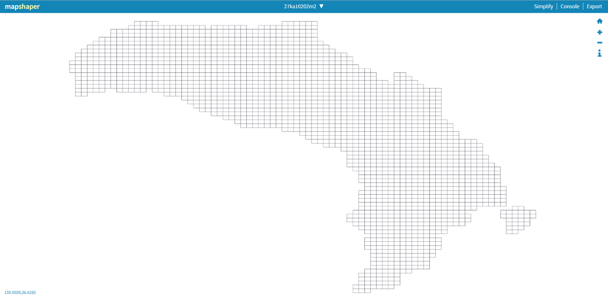 群馬県高崎市：PowerBI向けH27年度国政調査(町丁・字)TopoJSON