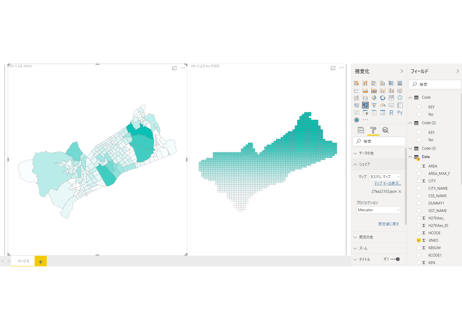 静岡市行政区：PowerBI向けH27年度国政調査(町丁・字)TopoJSON