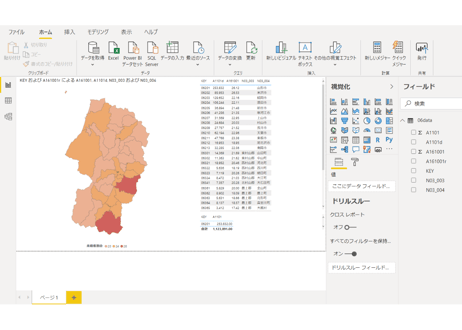 山形県：PowerBI&ローカルHTML向けH31年行政区域TopoJSON