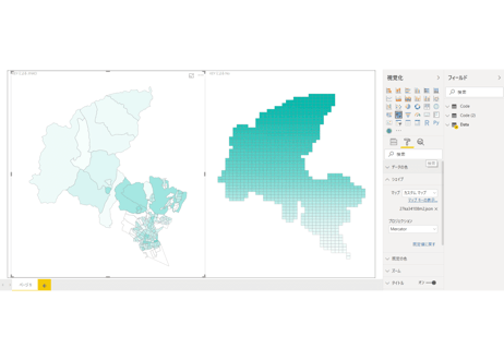 広島市西部：PowerBI向けH27年度国政調査(町丁・字)TopoJSON