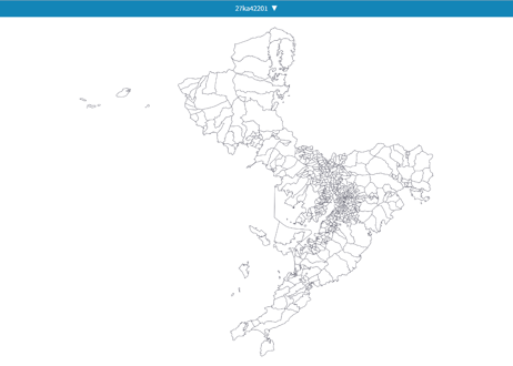 長崎県長崎市：PowerBI向けH27年度国政調査(町丁・字)TopoJSON