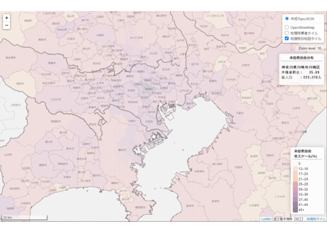 関東地方：PowerBI&ローカルHTML向けH31年行政区域TopoJSON