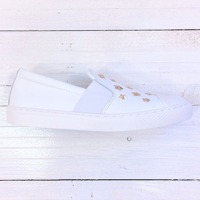 Converse all outlet star slip white