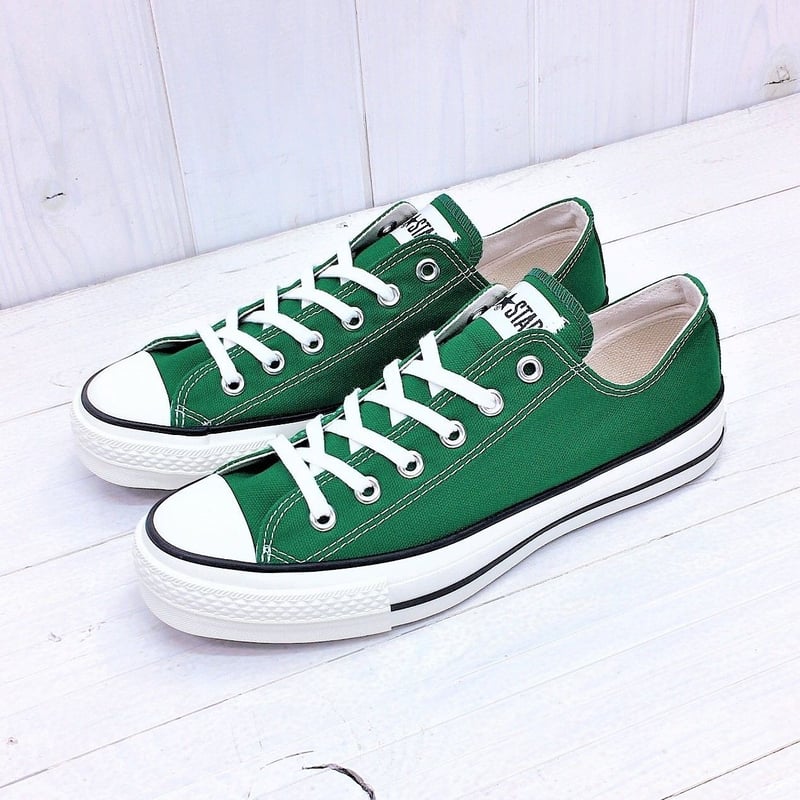 CONVERSE CANVAS ALL STAR J OX グリーン | モトキノクツヤ