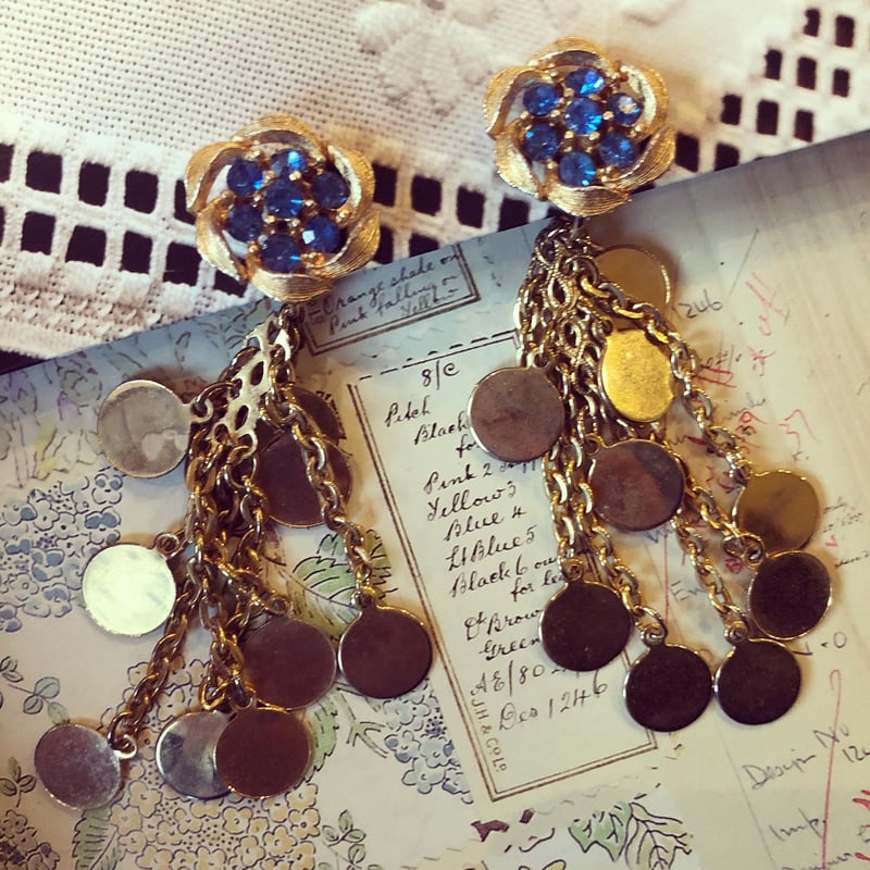 米軍 実物 SWEETHEART JEWELRY 魚雷イヤリング Import Brass