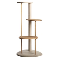 KARIMOKU CAT TREE（ライトグレー＆ピュアオーク / ホワイト＆シアーホワイト / ブルー＆モカブラウン）