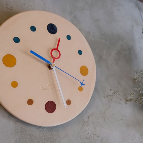 Wall clock【calmare】-M size-/ #Natural