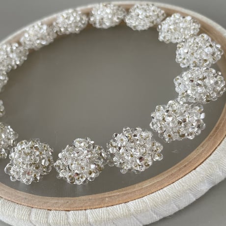 クリアシルバー*【ear cuff 一粒】