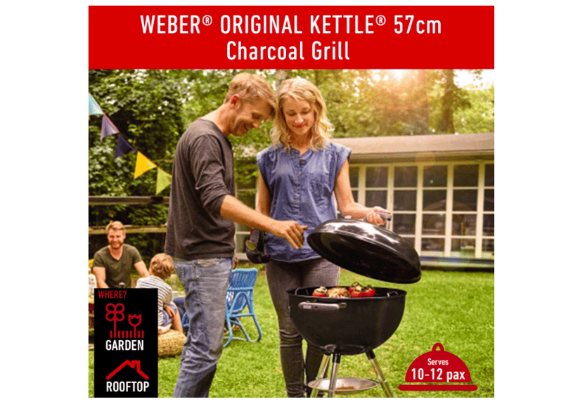 【今週限定値下】Weber チャコールグリル温度計付き57cmハイグレードモデル オリジナルケトル チャコールグリル57cm / 温度計付 | Original Kettle
