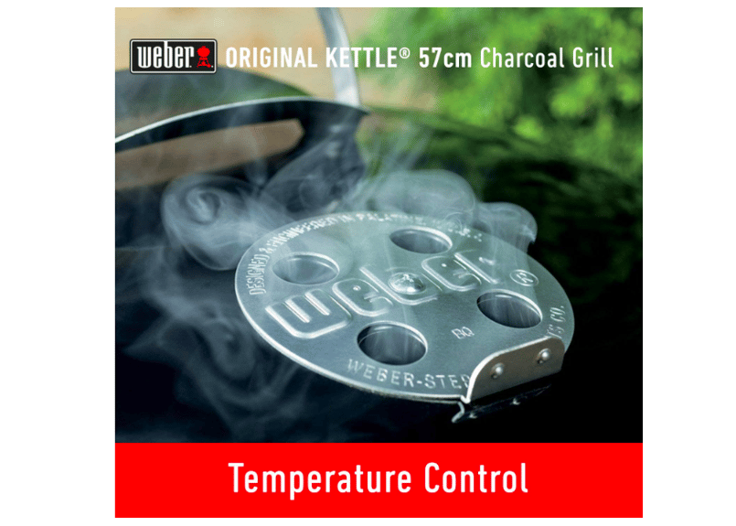 【今週限定値下】Weber チャコールグリル温度計付き57cmハイグレードモデル オリジナルケトル チャコールグリル57cm / 温度計付 | Original Kettle