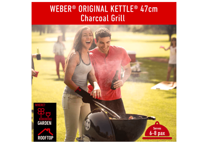 オリジナルケトル チャコールグリル47cm / 温度計付 | 川合精肉店