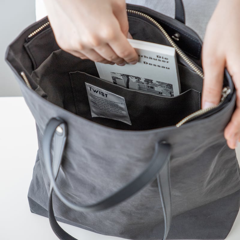 TWIST-ZIP Small #GRAY | .URUKUST