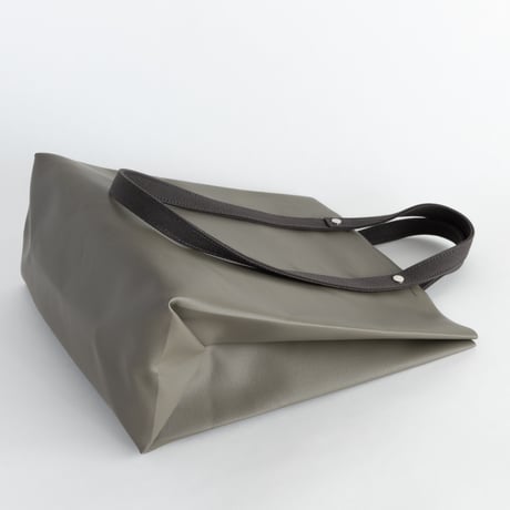TWIST-SHOPPER Medium #GRAY × MARINE BLUE