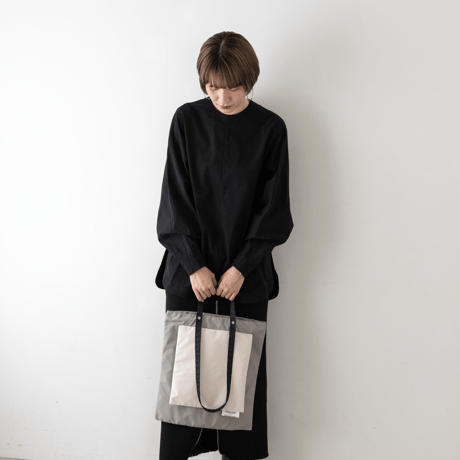 TWISTLOOP-COMPOSITION Medium #DARK KHAKIxGRAY
