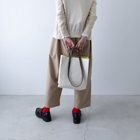 TWIST-SHOPPER Small #CAMEL × CORAL PINK