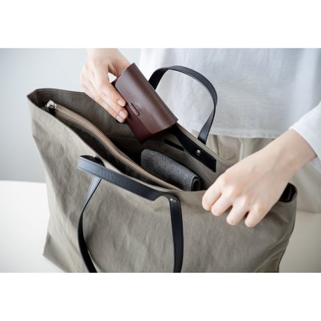 TWIST-ZIP Large #GRAY