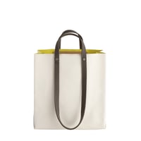 TWIST-SHOPPER Small #IVORY × LIME