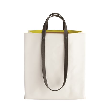 TWIST-SHOPPER Medium #IVORY × LIME