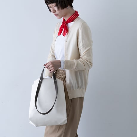 TWIST-SHOPPER Small #CAMEL × CORAL PINK