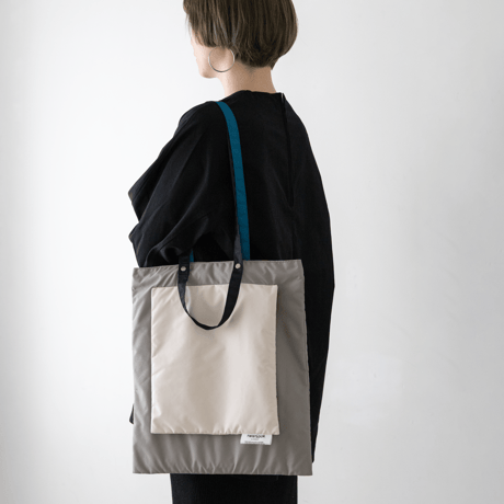 TWISTLOOP-COMPOSITION Medium #DARK KHAKIxGRAY