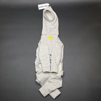 ハート泥棒ロンパース 【グレー×イエロー】
